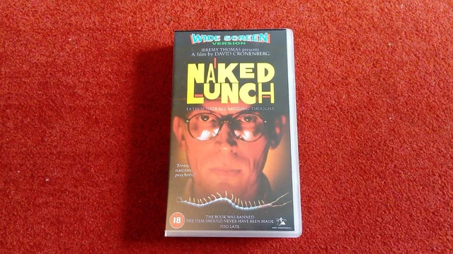 NAKED LUNCH RARE VHS Tape 156 71 PicClick UK