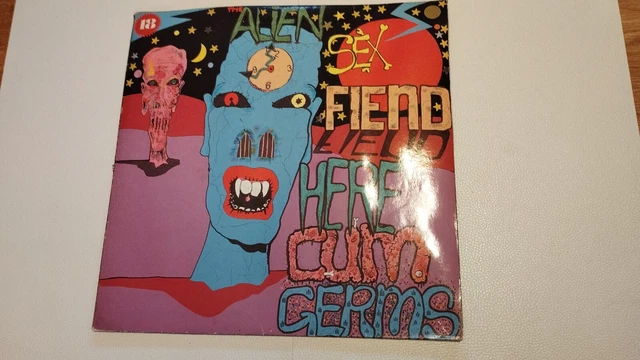 ALIEN SEX FIEND Here Comes Germs Vinyl LP Post Punk Goth Rock