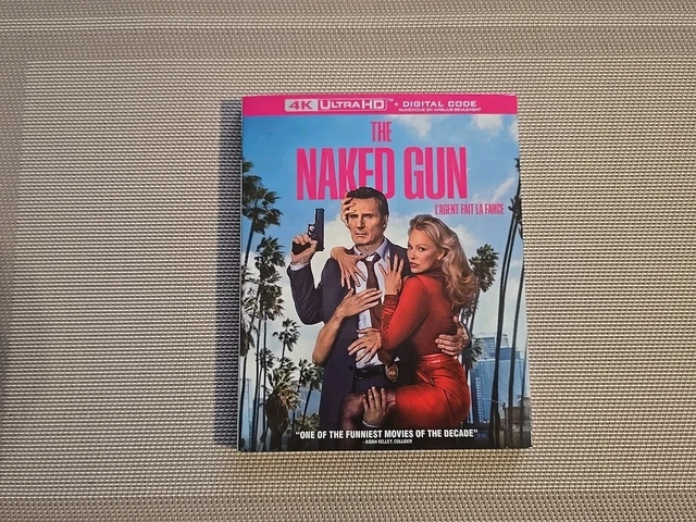 BRAND NEW THE Naked Gun 4k Ultra HD W Slipcover 2025 Liam Neeson Pamela