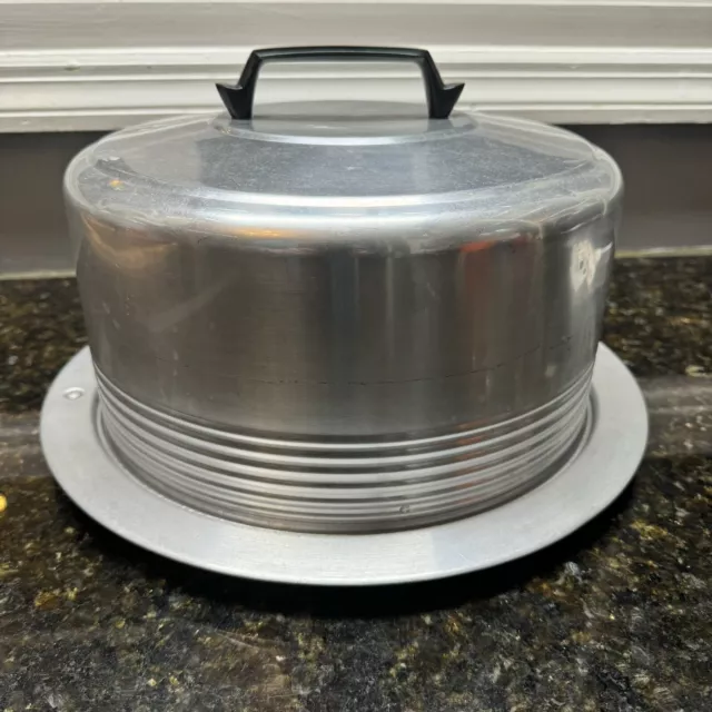 Vintage S Regal Aluminum Locking Cake Pan Carrier Saver In