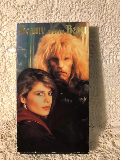 Beauty And The Beast Vhs Linda Hamilton Ron Perlman With Beast