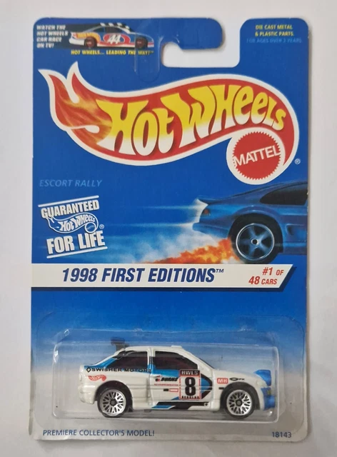 HOT WHEELS First Editions Ford Escort Rally Long Card Collector No PicClick UK