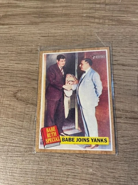 CARTE DE BASEBALL Babe Ruth Yankees 2011 Topps Babe Rejoint Yanks 136