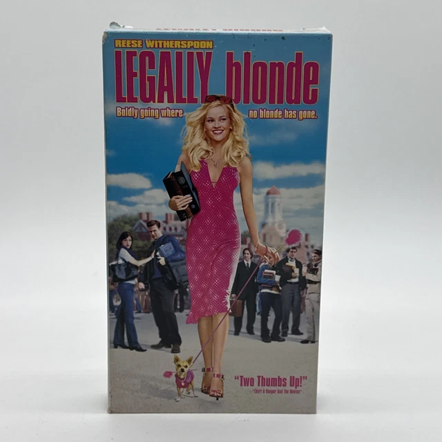 LEGALLY BLONDE VHS 2001 Video Tape Reese Witherspoon Vintage 2000s
