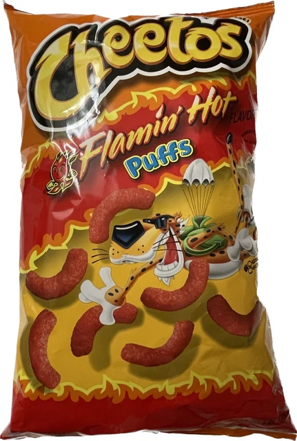 Nuevo Cheetos Flamin Hot Puffs Bocadillo Con Sabor A Queso Oz Bolsa Chips Comprar Frito Lay