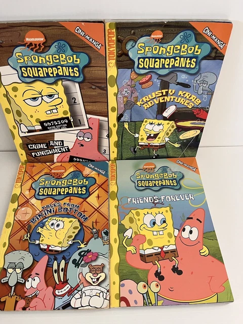 SPONGEBOB SQUAREPANTS BIKINI Bottom S Most Wanted Cine Manga Book