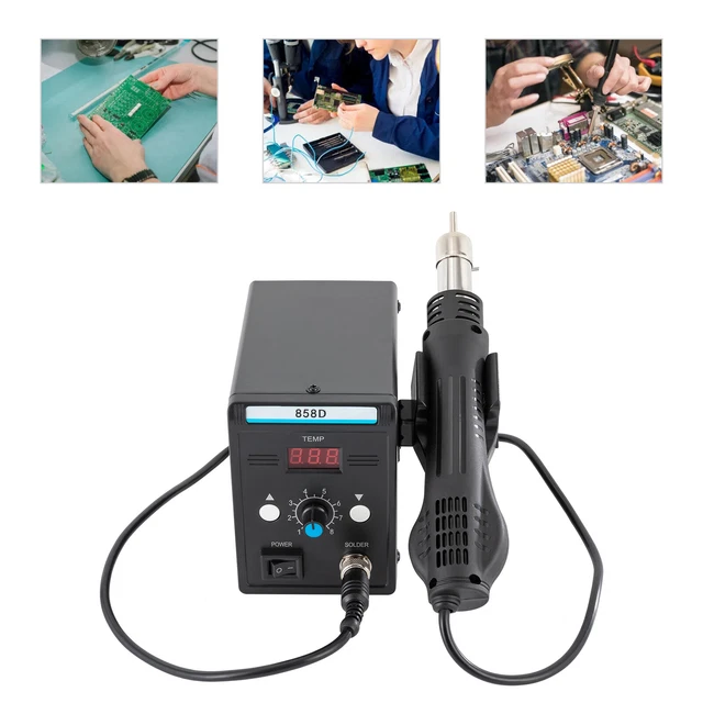 SMD HOT AIR Gun W V Rework Station Digital Welder Temperature Memory UK PicClick UK