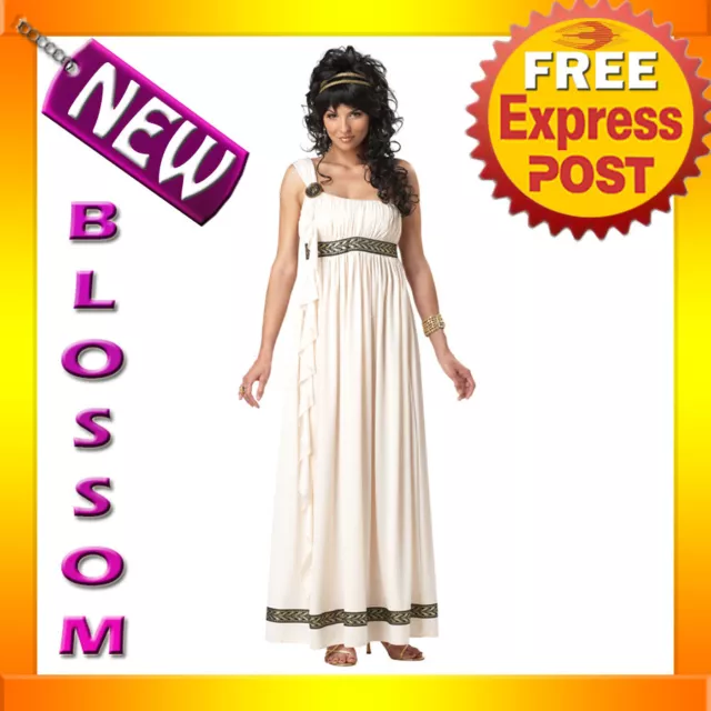 C145 OLYMPIC GODDESS Greek Roman Toga Halloween Fancy Dress Adult