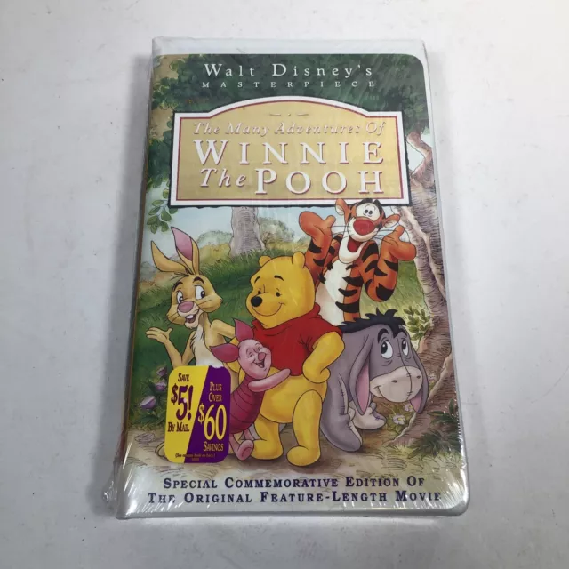 The Many Adventures Of Winnie The Pooh Pal Vhs Video Tape A My XXX