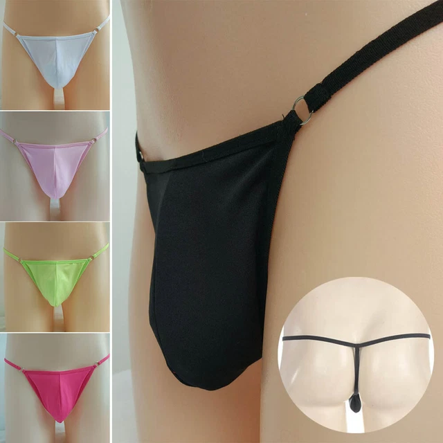 MÄNNER SEXY BIKINI BRIEFES Pauktieren Tong Tond T Back Beutel G String
