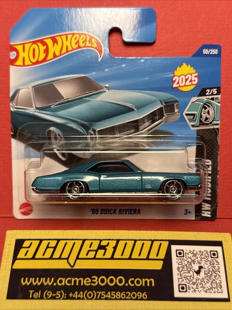 HOT WHEELS BUICK RIVIERA HW Modified BLUE Short Card HYW PicClick UK