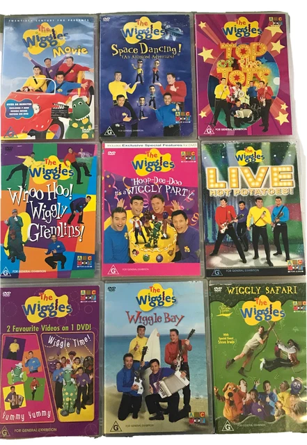 WIGGLES DVDS BUNDLE Bulk X Original Cast Merchandise Live Hot Potatoes