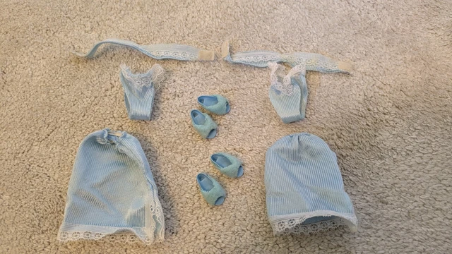 VINTAGE SINDY 1980S Blue Lingerie Night Set Knickers Orginal Pedigree