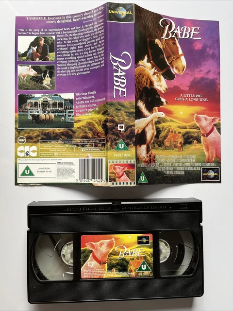 BABE PIG VHS Video TAPE VINTAGE COLLECTIBLE UNIVERSAL VHS