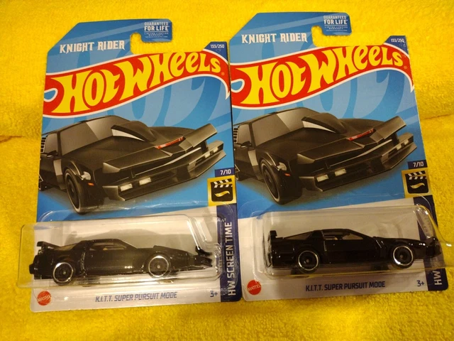 HOT WHEELS HW Screen Time Knight Rider K I T T Super Pursuit Mode 133