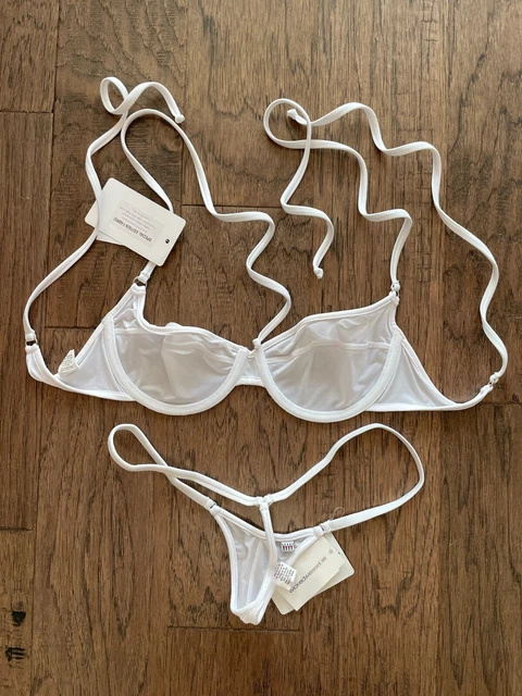 WICKED WEASEL SHEER Vision Bikini Set Size M M New Sizing