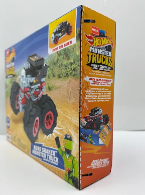 MEGA CONSTRUX HOT Wheels Monster Trucks Building Set Bone Shaker New