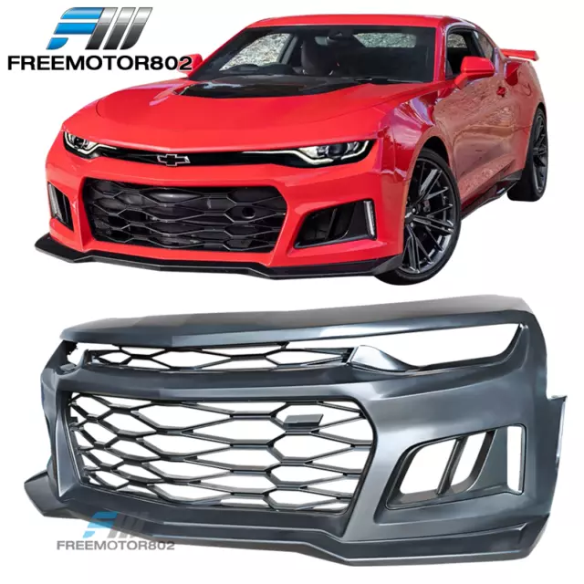 FITS 19 23 CHEVY Camaro ZL1 Style Front Bumper Conversion Unpainted