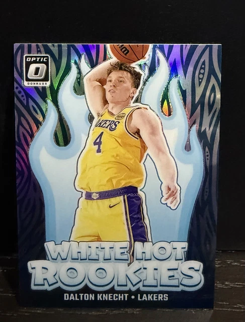 2024 25 PANINI DONRUSS Optic White Hot Rookies Dalton Knecht 9 Holo