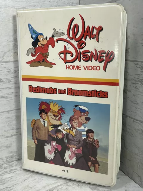 Vintage Bedknobs And Broomsticks Walt Disney Movie Home Video Vhs