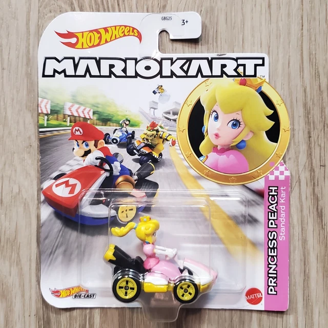 HOT WHEELS MARIO Kart Princess Peach Standard Kart Nintendo 2022 23
