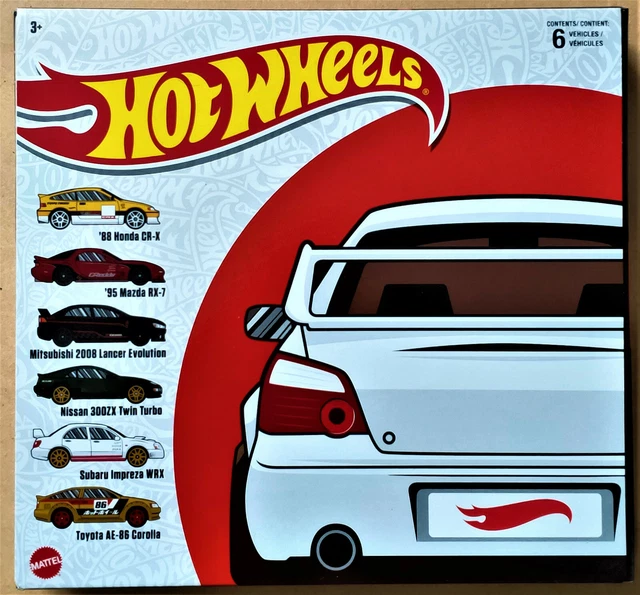 2022 HOT WHEELS Jdm Japanese Classics Box Set Of Six Cars Unopened