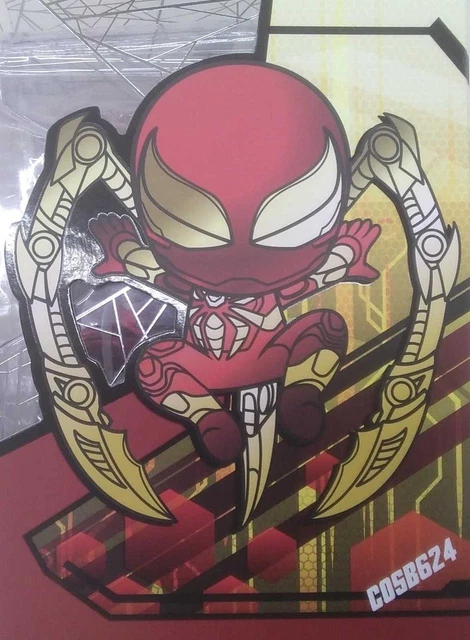 HOT TOYS COSBABY MARVELS SPIDER MAN Spider Man Iron Spider Armor Suit