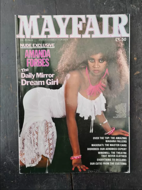 Vintage Mens Adult Glamour Magazine Mayfair Volume Number
