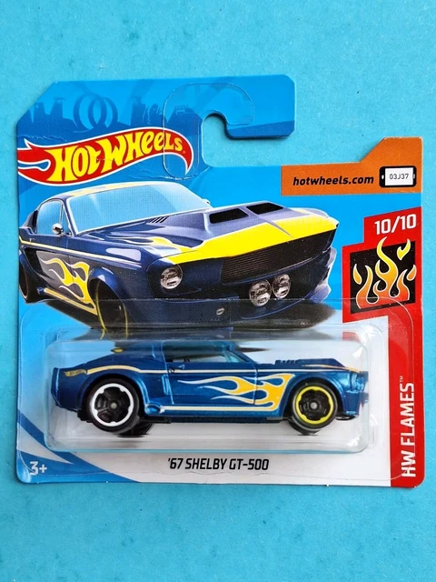 67 SHELBY GT 500 33 Hot Wheels 2019 Ford Mustang Hw Flames U2 EUR 18