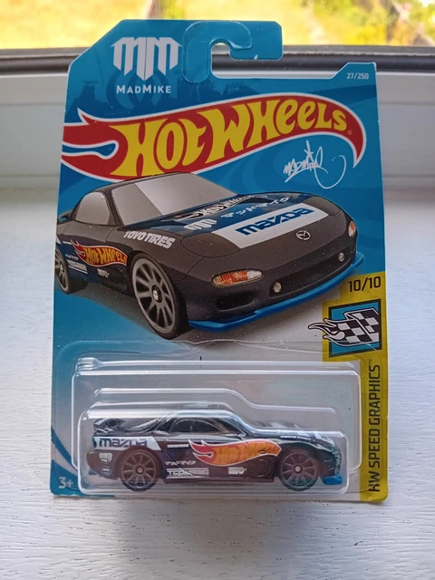 HOT WHEELS RX Mazda RX HW Speed Graphics noir JDM en boîte EUR PicClick FR