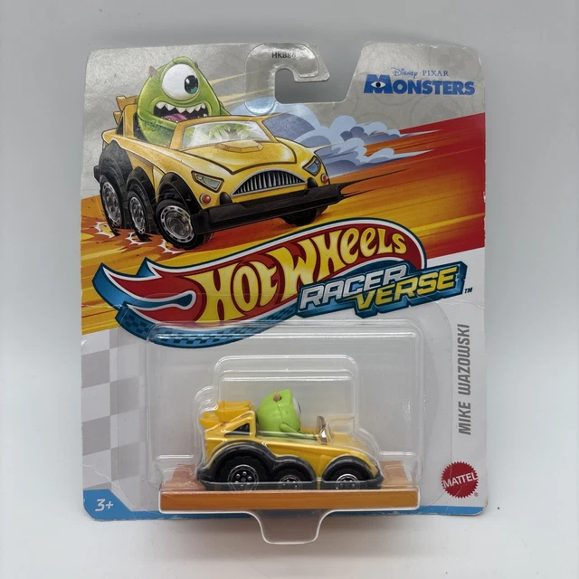 HOT WHEELS RACER Verse Mike Wazowski Pixar Monsters Inc Disney Free
