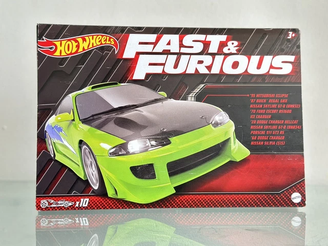 HOT WHEELS FAST Furious Pack With Exclusive Skyline Dodge HNT