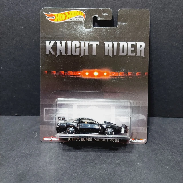 HOT WHEELS KNIGHT Rider KITT Super Pursuit Mode Premium Real Riders
