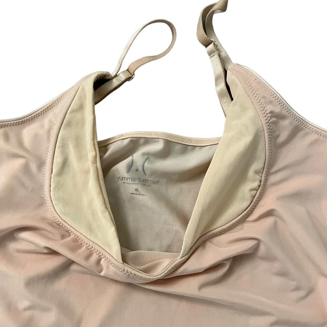 YUMMIE TUMMIE SHAPEWEAR Slip Dress Nude Womens XL Stretch 14 08