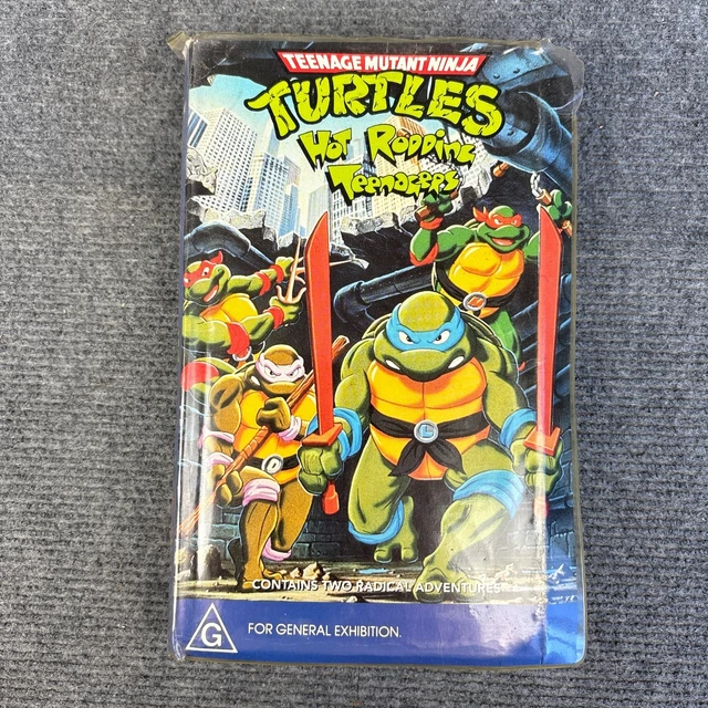 TMNT TEENAGE MUTANT Ninja Turtles Hot Rodding Teenagers RARE 1987 VHS Clamshell 23 28 PicClick AU
