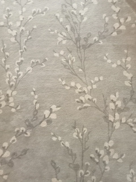 LAURA ASHLEY WOOL Rug Dove Grey Pussy Willow 140cm X 200cm 55 00