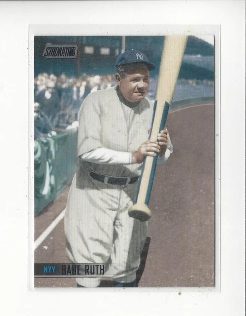 2021 STADIUM CLUB Feuille Noire 32 Babe Ruth Yankees EUR 6 71