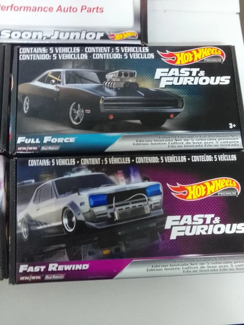 HOT WHEELS FAST And Furious Premium Box Set Collection Set