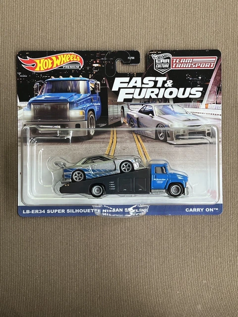 Hot Wheels Fast And Furious Team Transport Super Silhouette Nissan Skyline Eur