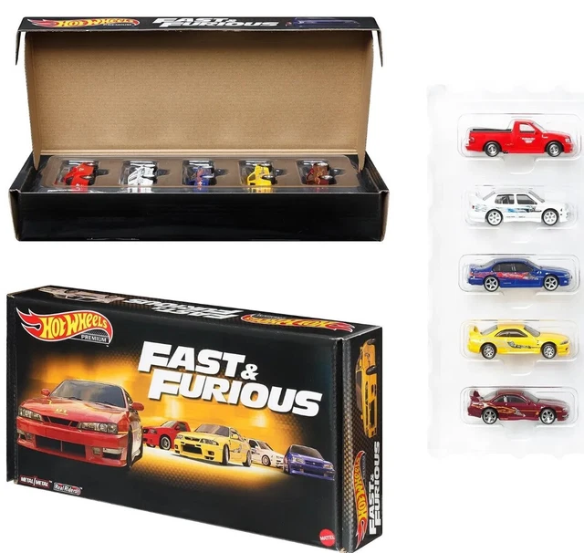 PSL HOT WHEELS FAST FURIOUS Premium Bundle Car Pack Silvia Maxima
