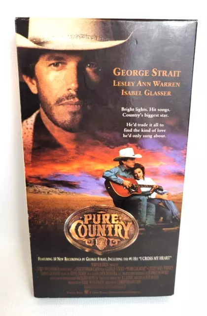 PURE COUNTRY 1992 VHS George Strait Lesley Ann Warren Isabel