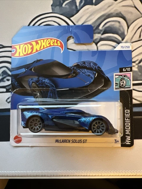 HOT WHEELS MCLAREN Solus GT 2024 HW Modified 70 250 Blue 2 75