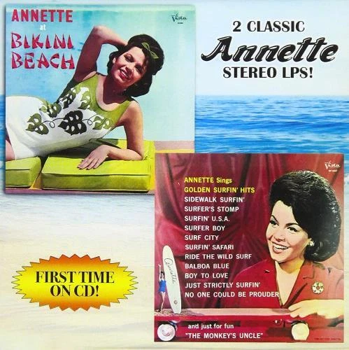 ANNETTE FUNICELLO ANNETTE At Bikini Beach Golden Surf Cd PicClick UK