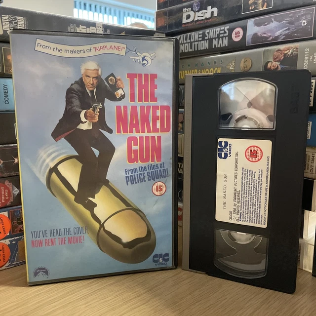 The Naked Gun Big Box Ex Rental Vhs Leslie Neilsen Police Squad