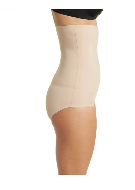 SKINNY GIRL ULTRA Smooth High Waist Briefs Nude Size S 7582 32 18