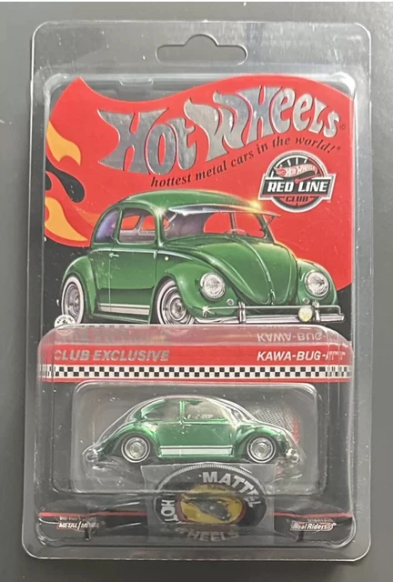 HOT WHEELS RLC Club Exclusive Kawa Bug A Club Car With Button Patch EUR
