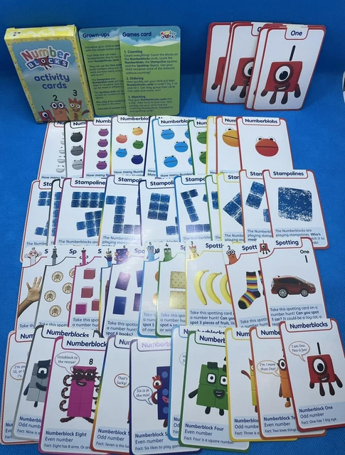 Cbeebies Number Blocks Numberblocks Activity Cards Ks Early My XXX Hot Girl