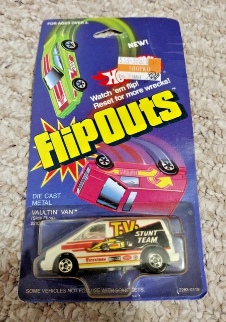 VINTAGE HOT Wheels Flip Outs VAULTIN VAN jouet moulé sous