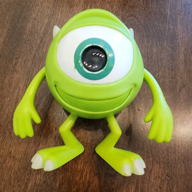 DISNEY PIXAR MONSTERS Inc Mike Wazowski Flashlight Talking Toy Braces