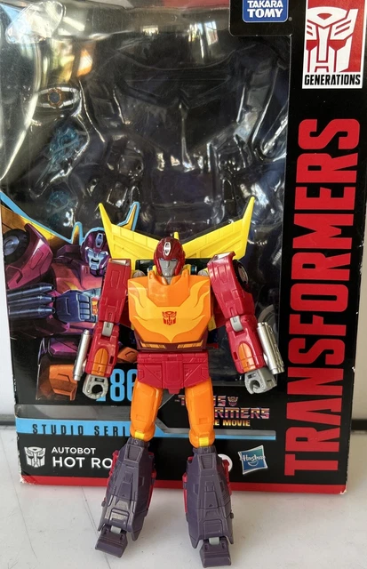 HASBRO TRANSFORMERS STUDIO Series Hot Rod Complete With Box Hasbro